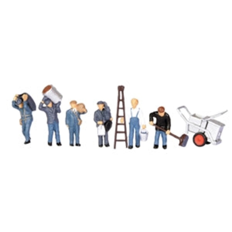 BACHMANN 36-417 1960/70 TRADESMEN   OO SCALE FIGURES