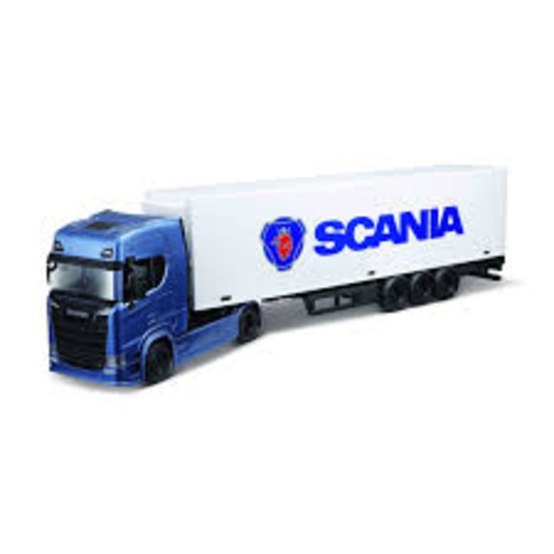 BURAGO 31468 SCANIA S730 HAULER  WITH TRAILER VEHICLE 1:43 SCALE