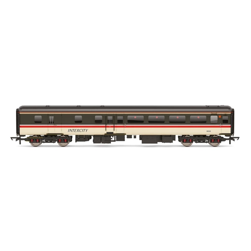 Hornby R4921 BR Intercity  Mk2F Brake Second Open  9533 – Era 8