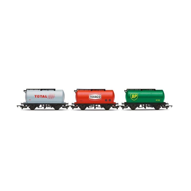 Hornby R6891 Petrol Tankers  three pack  Various-Era 2/3