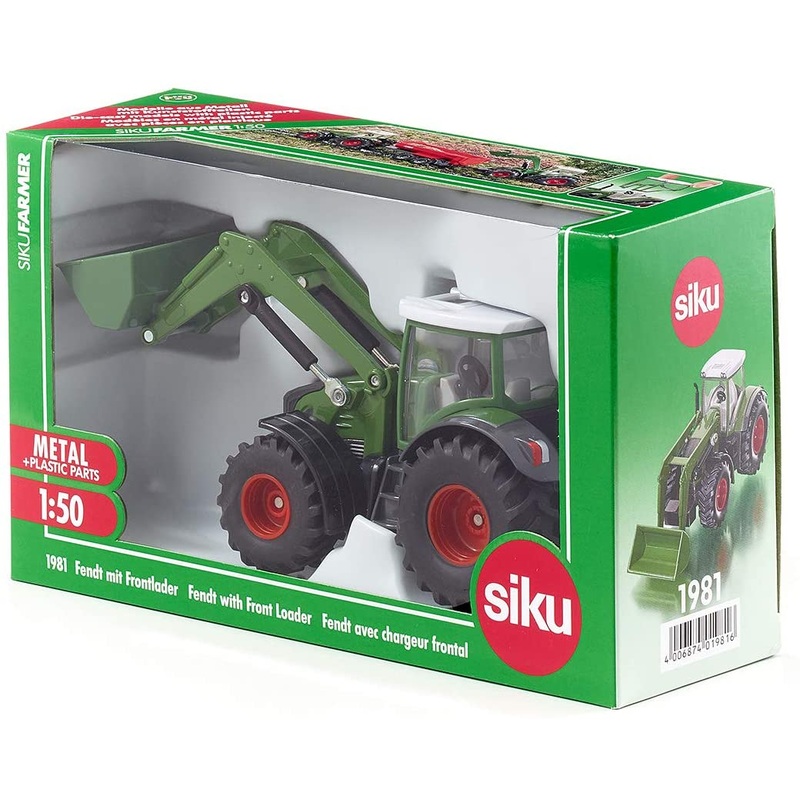 SIKU 1981 FENDT WITH FRONT LOADER 1:50 SCALE