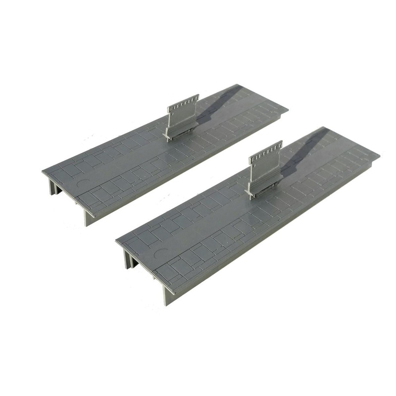 GAUGEMASTER GM455 STATION PLATFORM STRAIGHT (UNPAINTED) OO GAUGE