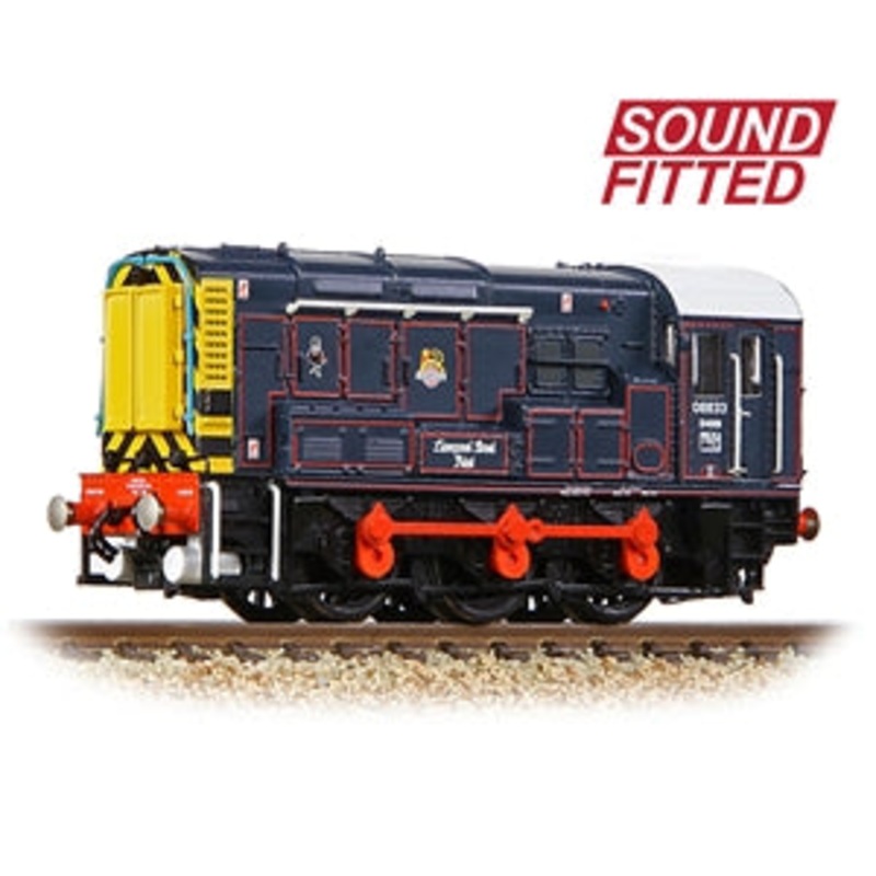 GRAHAM FARISH 371-015ESF Class 08 08833 ‘Liverpool Street Pilot’ BR/GER Lined Blue (Early Em.)  N GAUGE