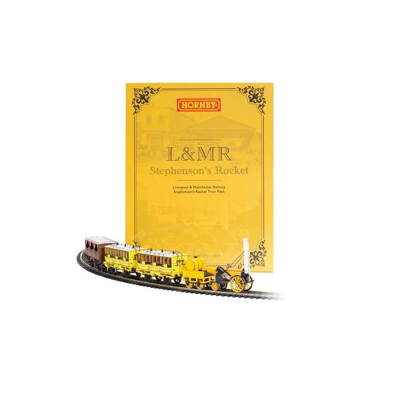 Hornby R30090 L&MR, Stephenson’s Rocket Train Pack – Era 1