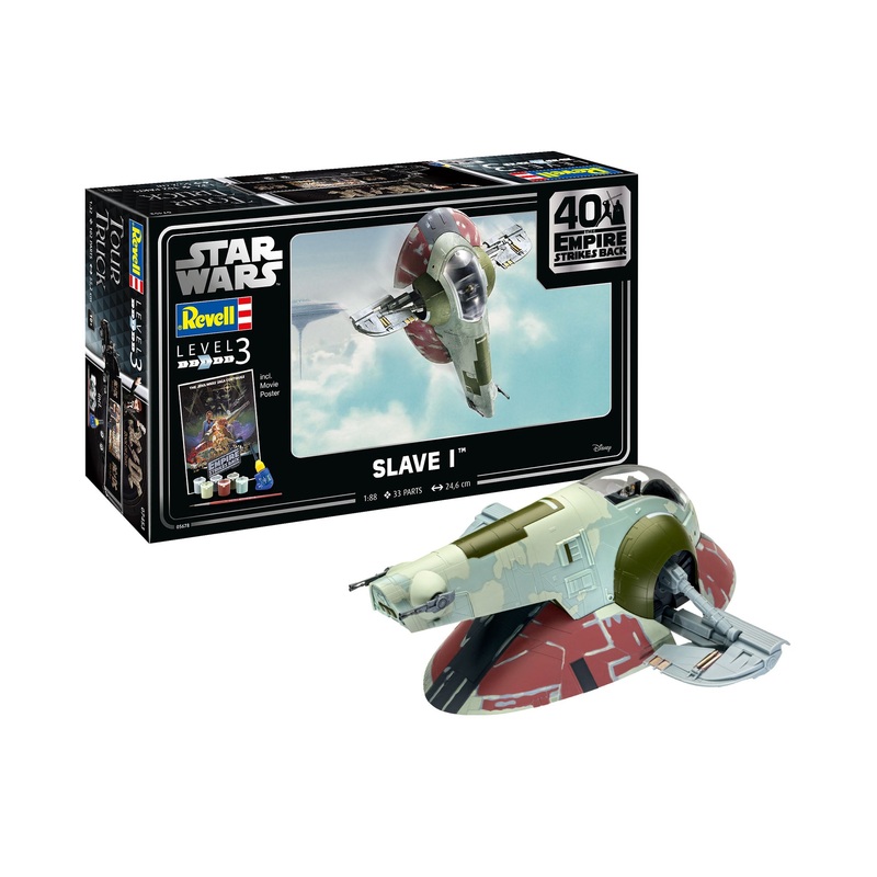 Revell 05678 Gift Set – Slave I (The Empire Strikes Back 40th Anniversary)