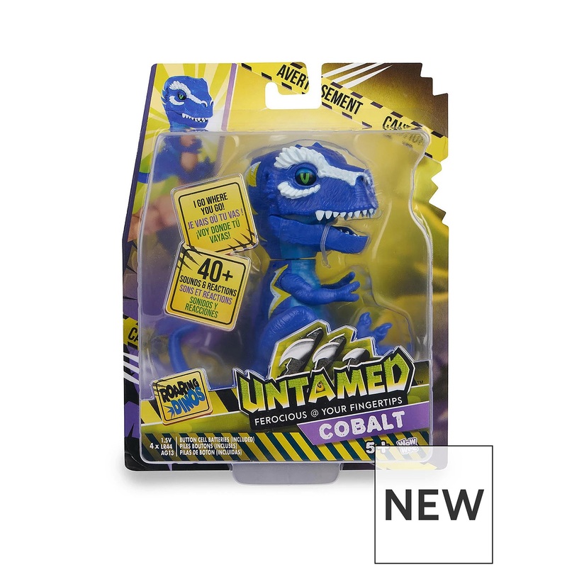 WOW WEE 14564 UNTAMED ROARING DINO COBALT