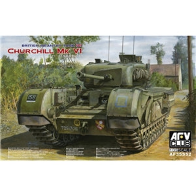 AFV CLUB AF35S52 BRITISH INFANTRY TANK CHURCHILL MK VI 1/35 SCALE