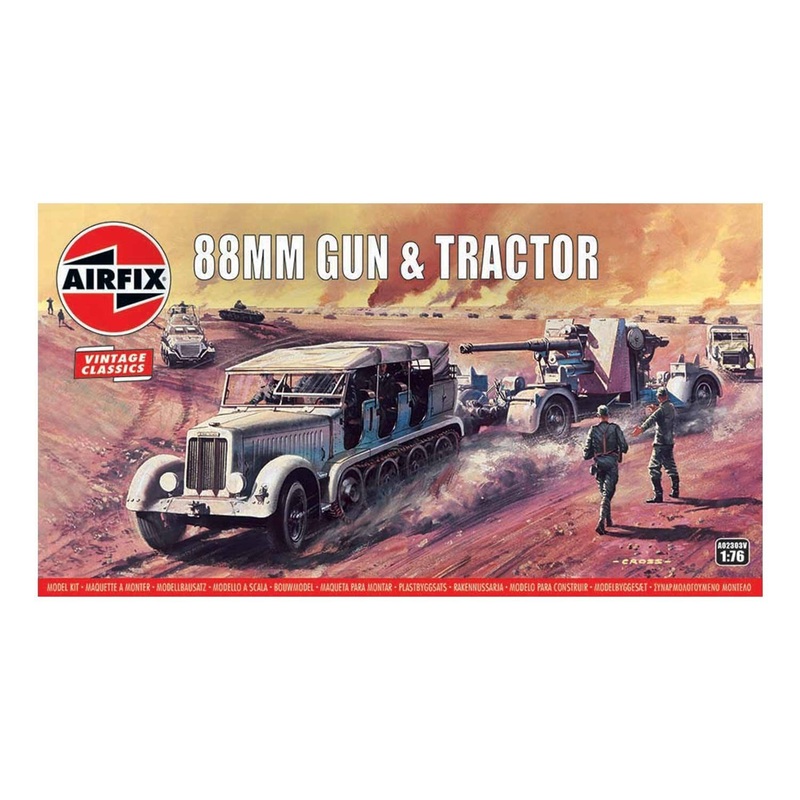 Airfix A02303V 88mm Gun & Tractor 1:76 Scale