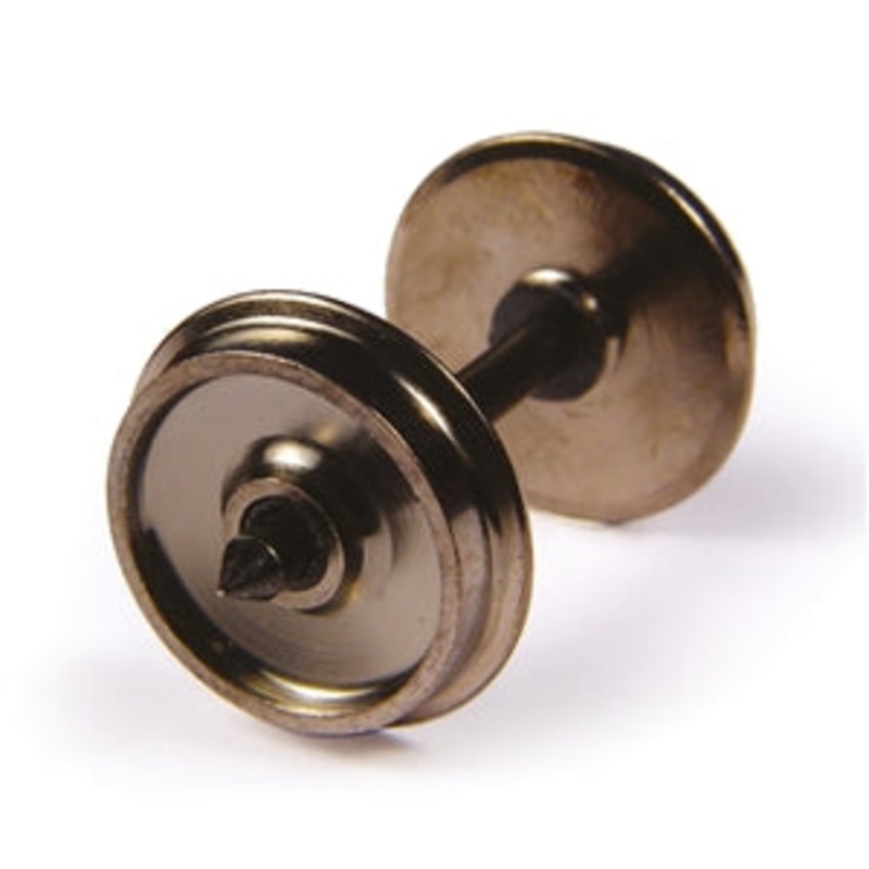 BACHMANN 36-034 BRASS TURNED WAGON DISC BRAKE WHEELS X10