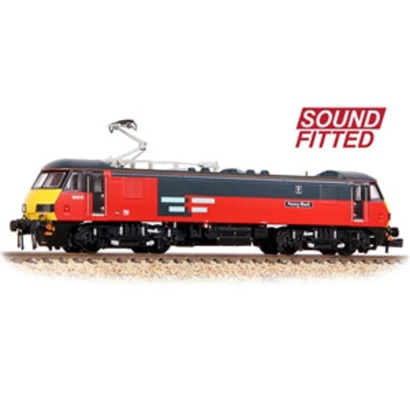 GRAHAM FARISH 371-782SF Class 90/0 90019 ‘Penny Black’ Rail Express Systems  N GAUGE SOUND FITTED