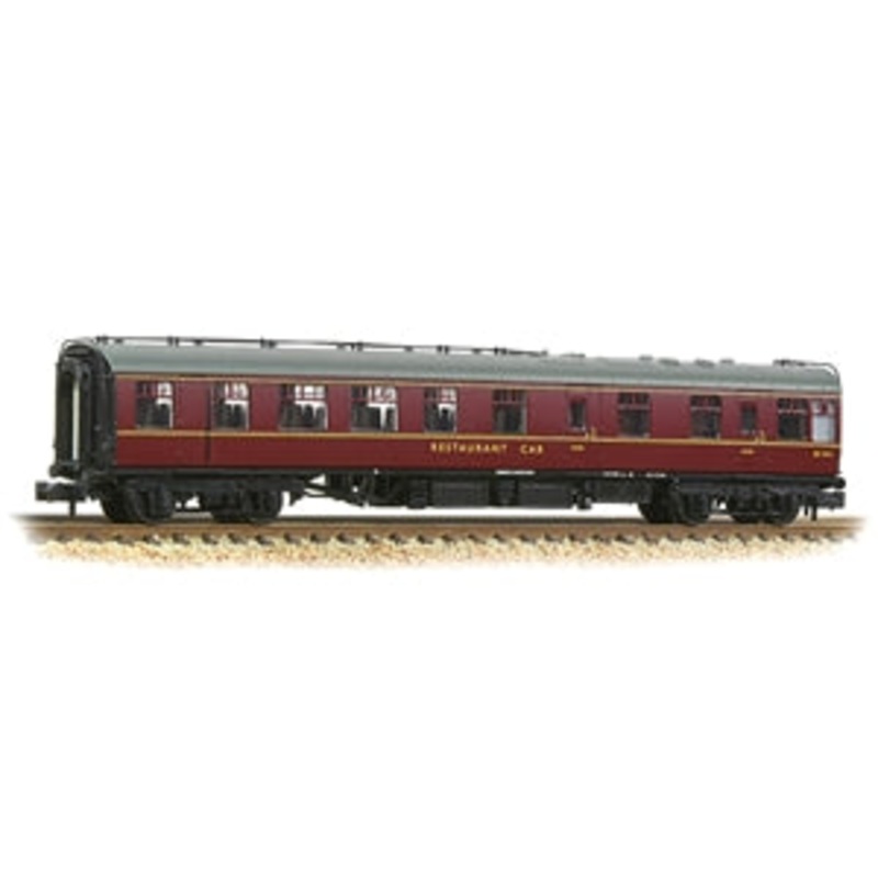 GRAHAM FARISH 374-121B  BR MK 1 RU RESTAURANT UNCLASSIFIED MAROON