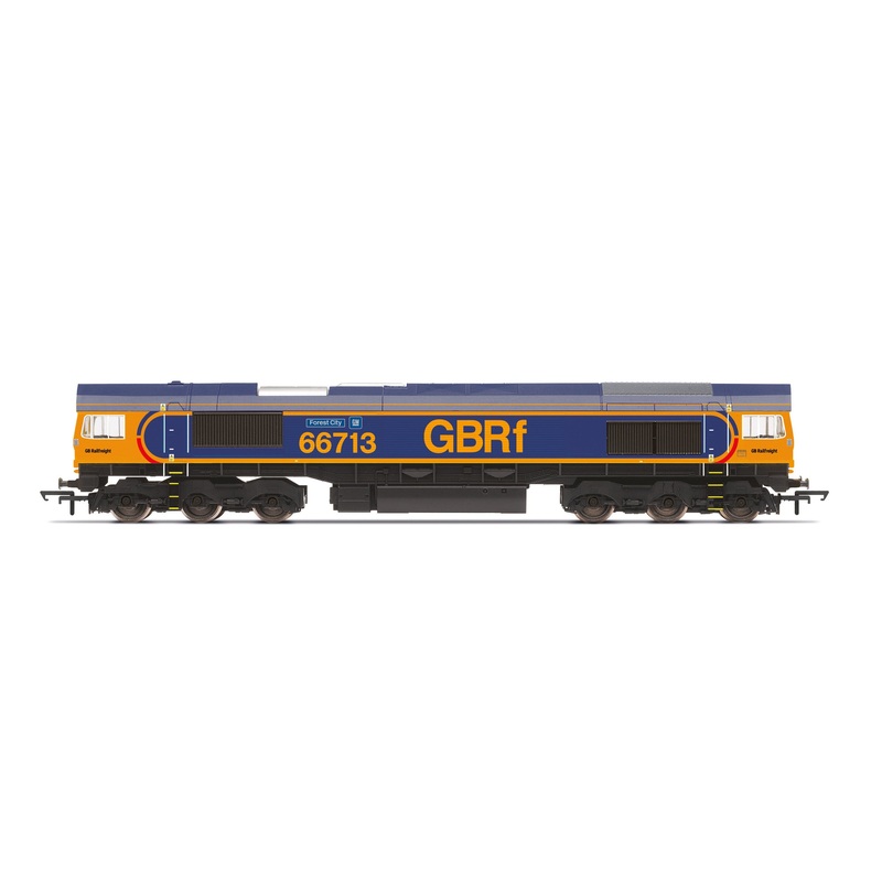 Hornby R30020 Diesel & Electric Locomotives GBRf  Class 66  Co-Co  66713  Forest City  – Era 11