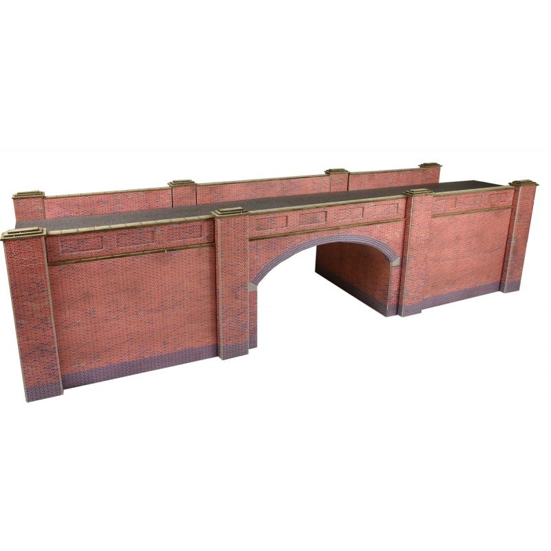 METCALFE PO246 00/H0 SCALE RAILWAY BRIDGE IN RED BRICK