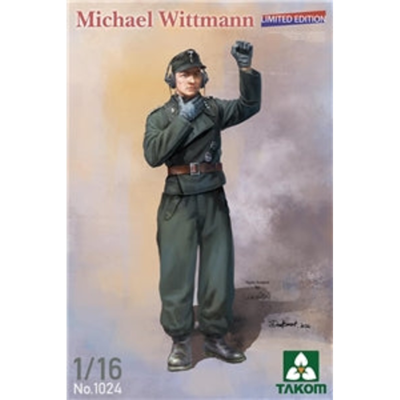 TAKOM 1024 German Army Michael Wittmann WWII Tank Ace Limited Edition Figure No 2 1/16 SCALE