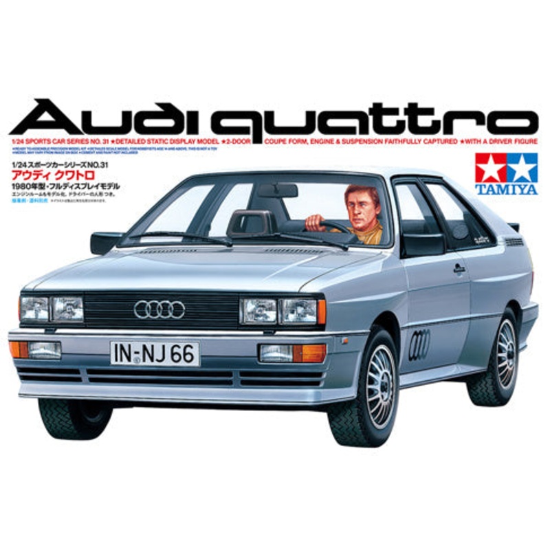 TAMIYA 24031 AUDI QUATTRO 1/24TH CAR KIT