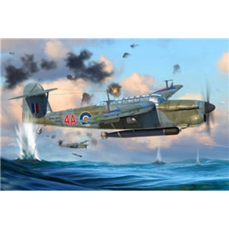 TRUMPETER  05825 British Royal Navy Fairey Barracuda Mk II WWII Torpedo Bomber 1/48 SCALE