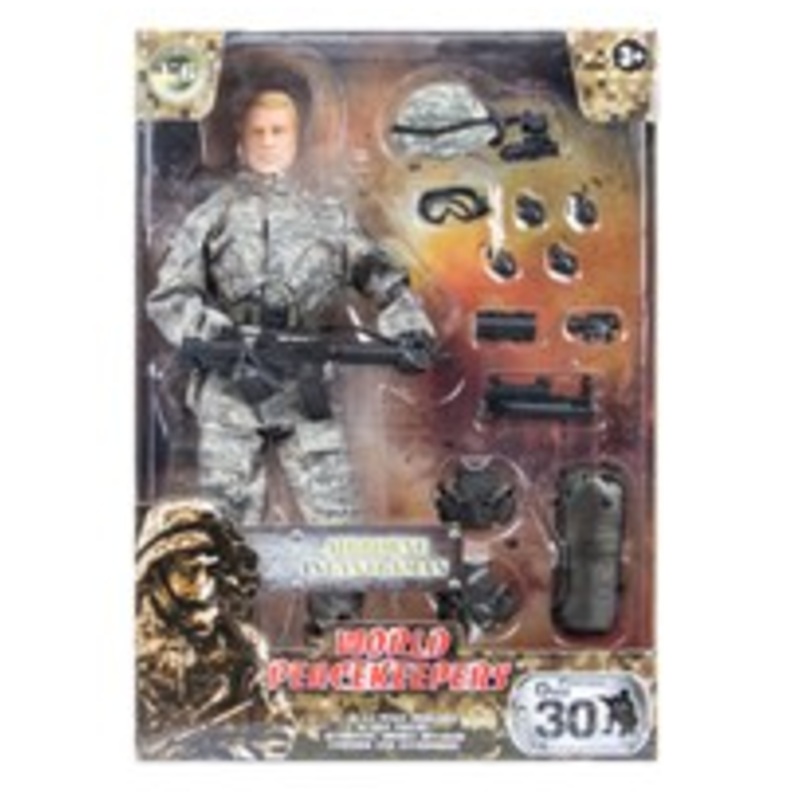 WORLD PEACEKEEPERS 74711 AIRBORNE INFANTRYMAN ACTION FIGURE
