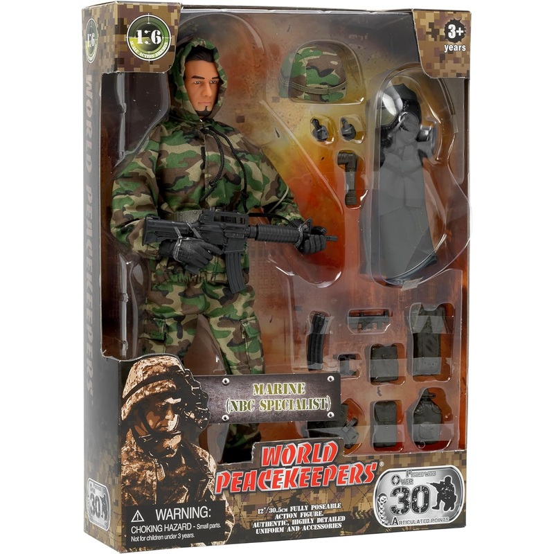 WORLD PEACEKEEPERS 74713 MARINE (NBC SPECIALIST) ACTION FIGURE