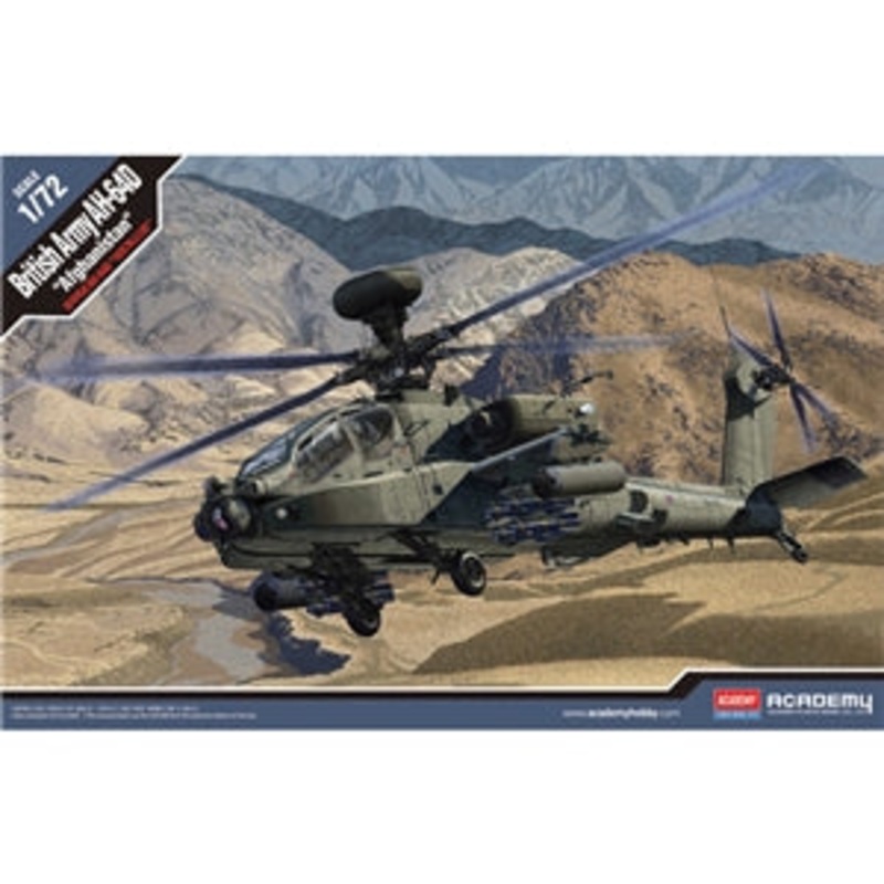 ACADEMY 12537 BRITISH ARMY AH-64D  1/72 SCALE