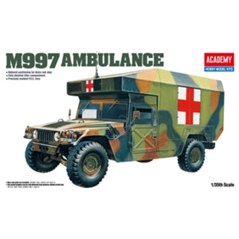 ACADEMY 13243 US M977 Maxi Ambulance  1/35 SCALE
