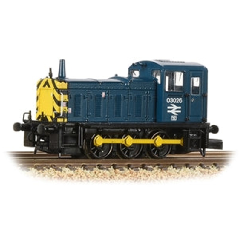 GRAHAM FARISH 371-062A  CLASS 03 03026  BR BLUE WASP STRIPES  N GAUGE