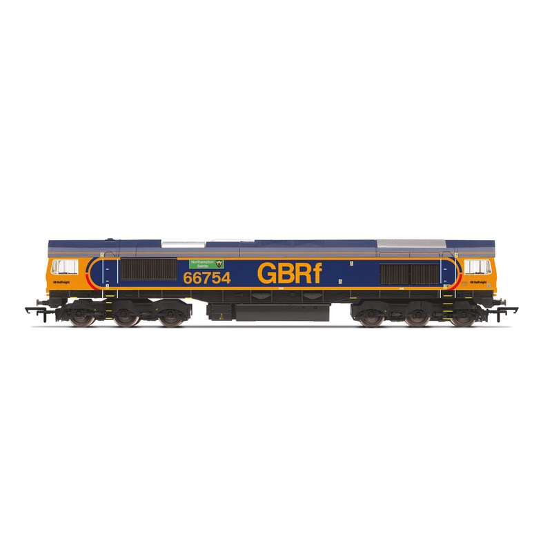 HORNBY R30353TXS GBRf, Class 66, Co-Co, 66754 ‘Northampton Saints’ – Era 11 (Sound Fitted)