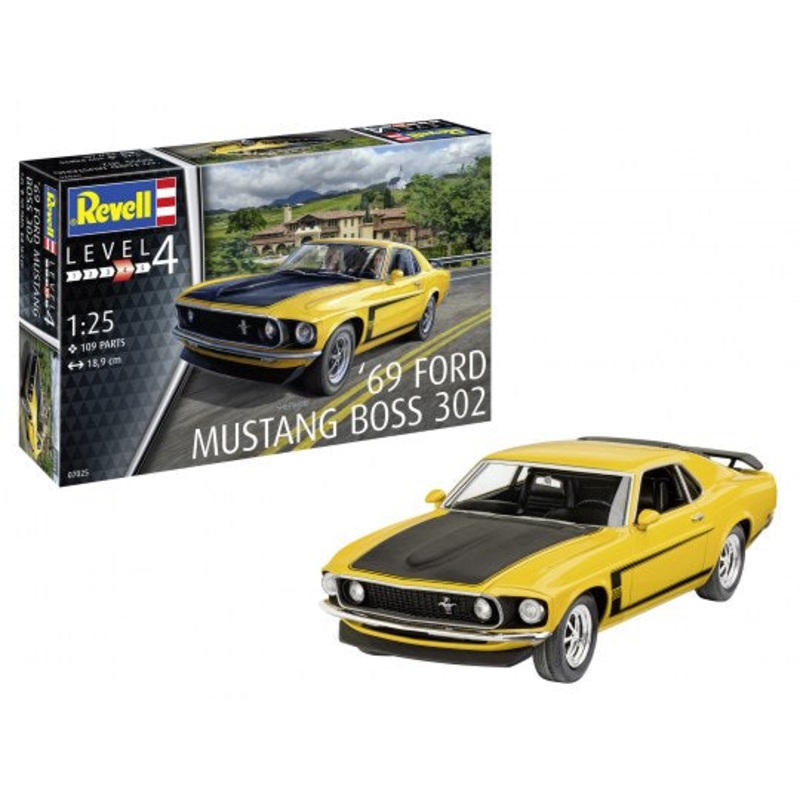 Revell 07025 1969 Ford Mustang Boss 302