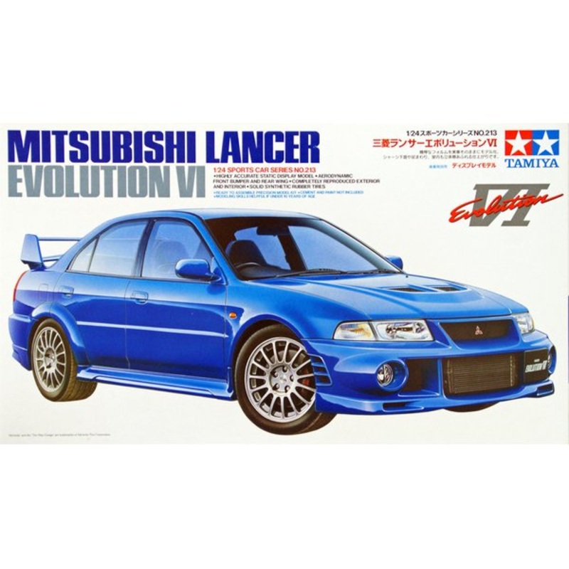 TAMIYA 24213 MITSUBISHI LANCER EVOLUTION VI  1/24 SCALE