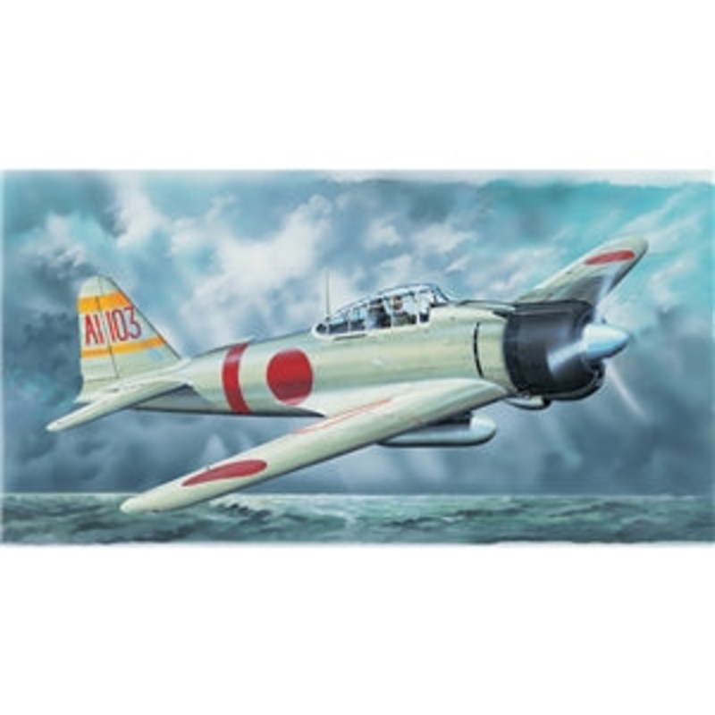 TRUMPETER  02405  Japanese Air Force A6M2B Model 21 Zero Fighter Aircraft 1/24 SCALE
