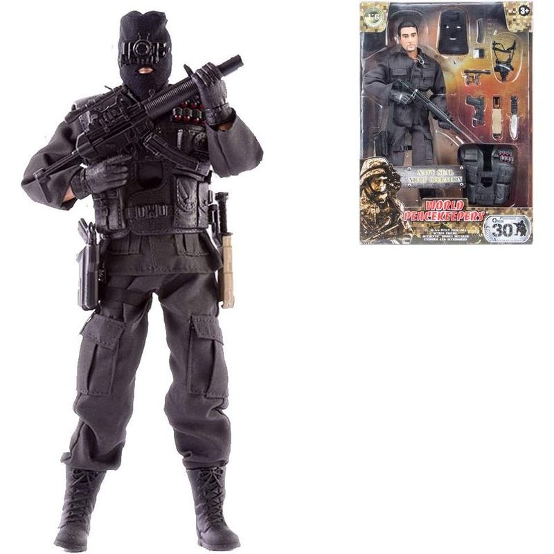 WORLD PEACEKEEPERS 74714 NAVY SEAL NIGHT OPERATION ACTION FIGURE
