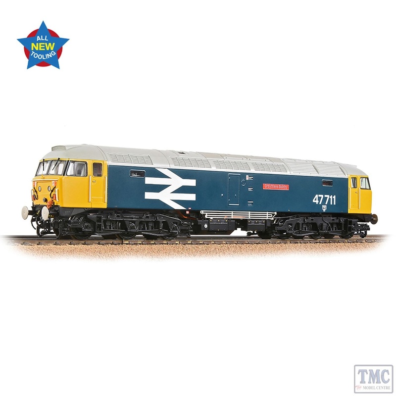 BACHMANN  35-415 CLASS 47/7 47711 GREYFRIARS BOBBY BR BLUE LARGE LOGO