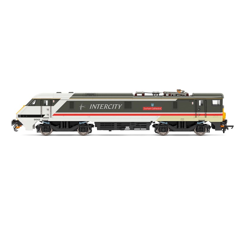Hornby R3890 BR Class 91 Bo-Bo 91002 Durham Cathedral – Era 8