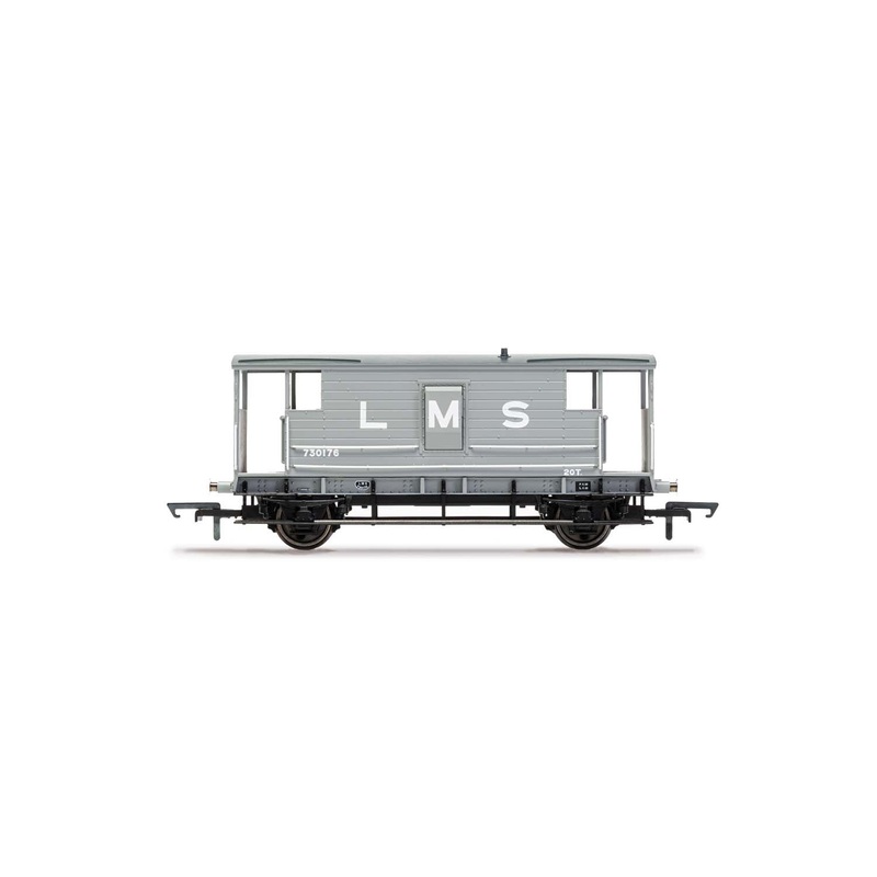Hornby R6907 LMS  D1919 20T Brake Van  730176 – Era 3