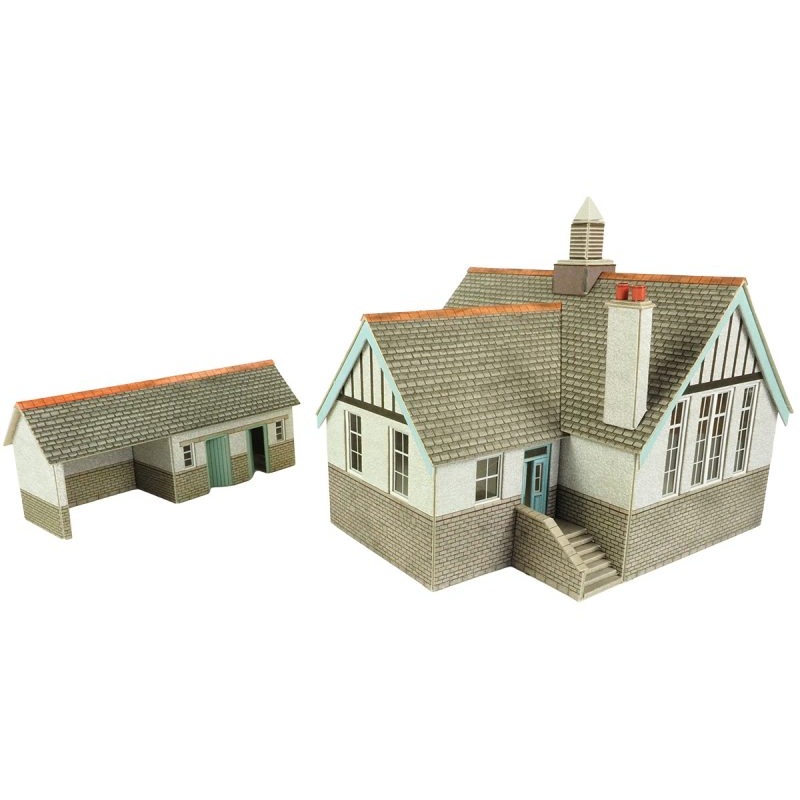 METCALFE PO253 00/H0 SCALE VILLAGE SCHOOL