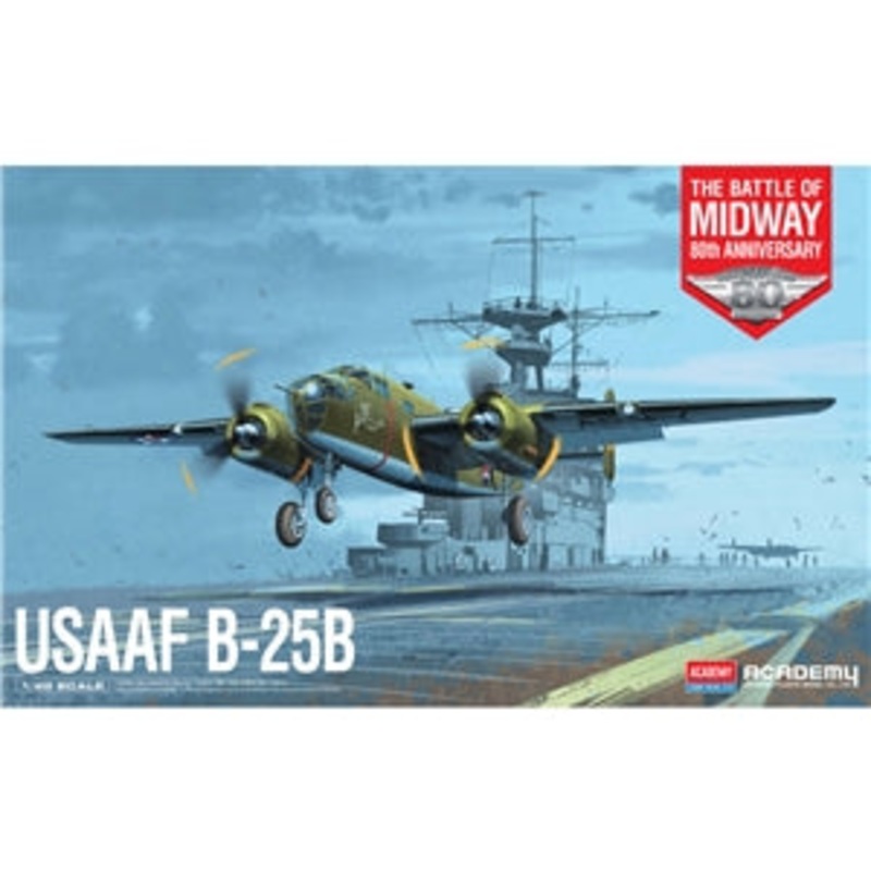ACADEMY  12336 USAAF B-25B DOOLITTLE RAID  1/48 SCALE