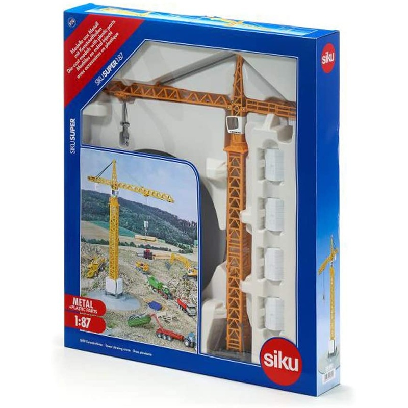 SIKU 1899 TOWER SLEWING CRANE 1:87 SCALE