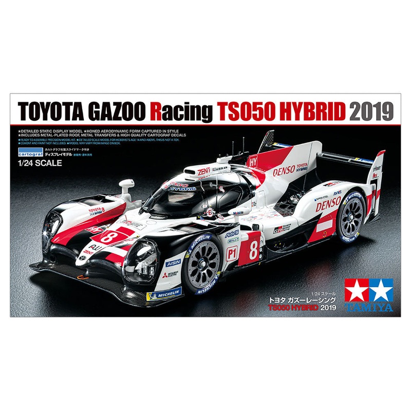 TAMIYA 25421 TOYOTA GAZOO RACING TS050 HYBRID 2019 CAR KIT 1/24  SCALE