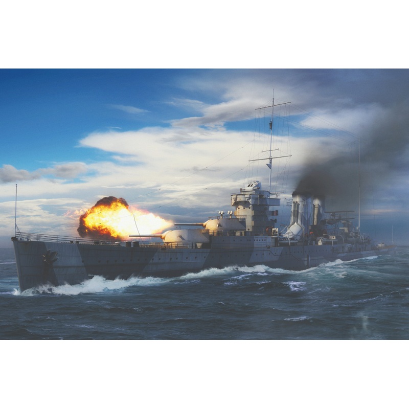 TRUMPETER  06745 HMS YORK KIT 1/700 SCALE