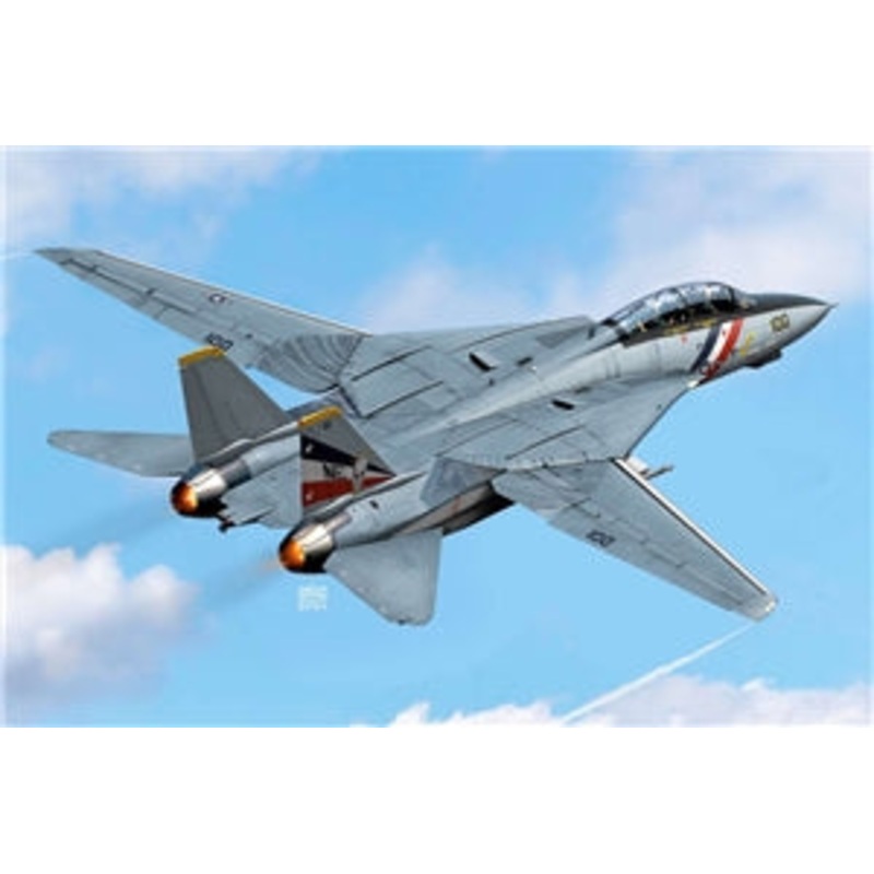 ACADEMY 12590 US Navy F-14D Tomcat “VF-2 Bounty Hunters” Fighter Aircraft  1/72 SCALE
