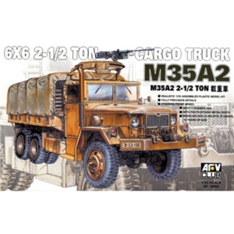 AFV CLUB AF35004 M35 A2 2.5 Ton 6×6 Cargo Truck 1/35 SCALE