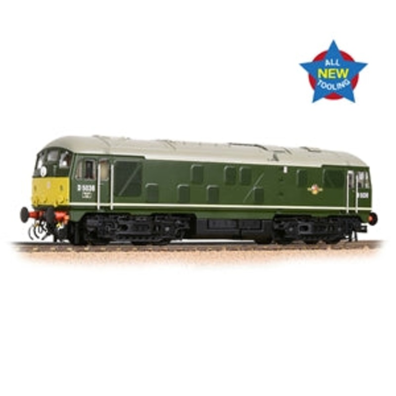 BACHMANN LOCOMOTIVE 32-415 CLASS 24/0 D5036 BR GREEN SMALL YELLOW PANEL