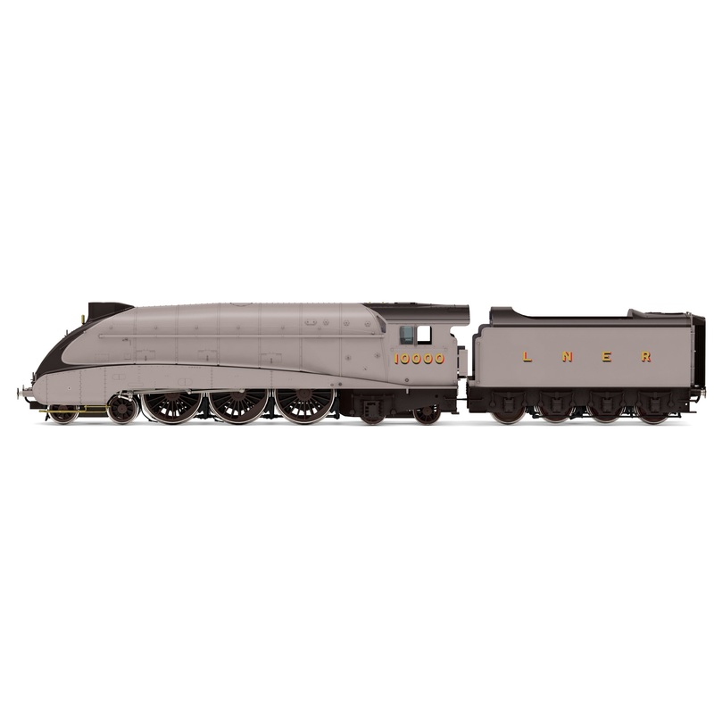 Hornby R3978 Steam Locomotives LNER  Class W1  Hush Hush   Streamlined  4-6-4  10000 – Era 3