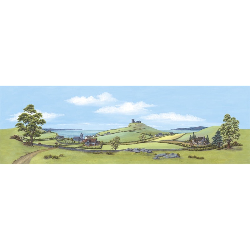 PECO SCENE BACKGROUNDS SK-13 MOUNTAINOUS LANDSCAPE