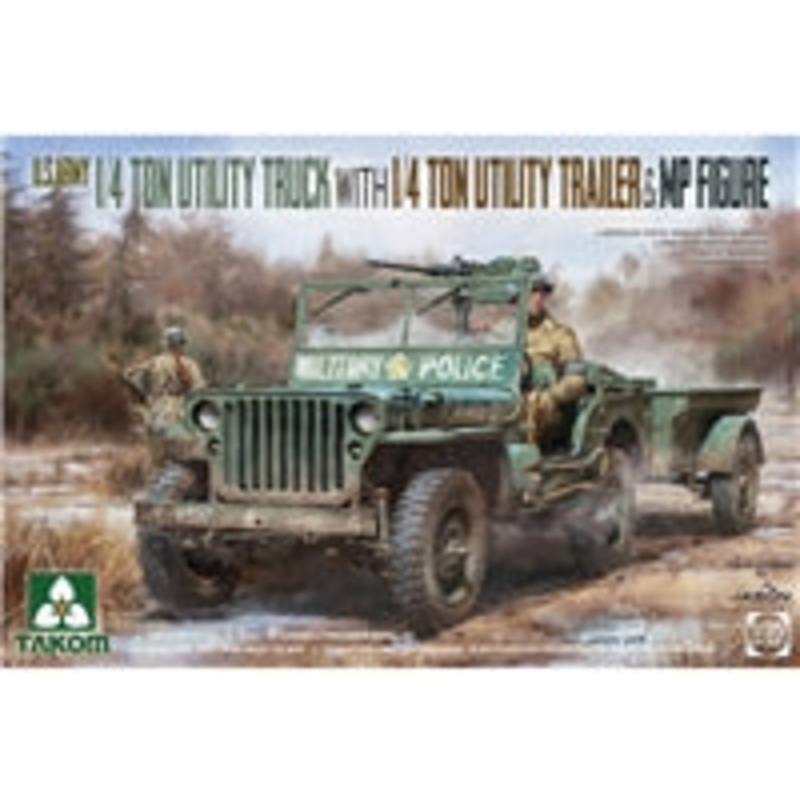 TAKOM 2126 US ARMY 1/4 TON UTILITY TRUCK  1/35 SCALE
