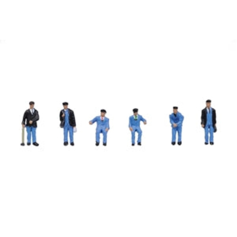 GRAHAM FARISH 379-320 1950s TRAIN CREW  N SCALE FIGURES