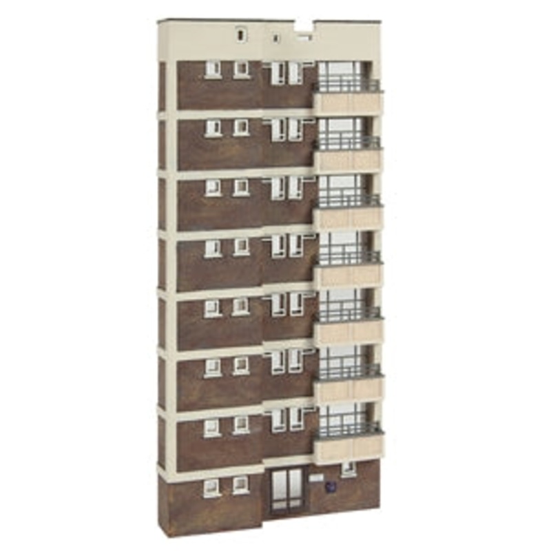 GRAHAM FARISH  SCENECRAFT 42-265 LOW RELIEF BLOCK OF FLATS