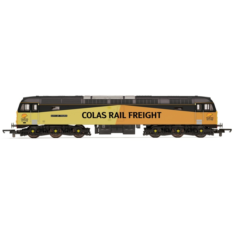 Hornby R30045 Railroad Diesel Locomotives Colas Rail  Class 47  Co-Co  47749  City of Truro  – Era 11
