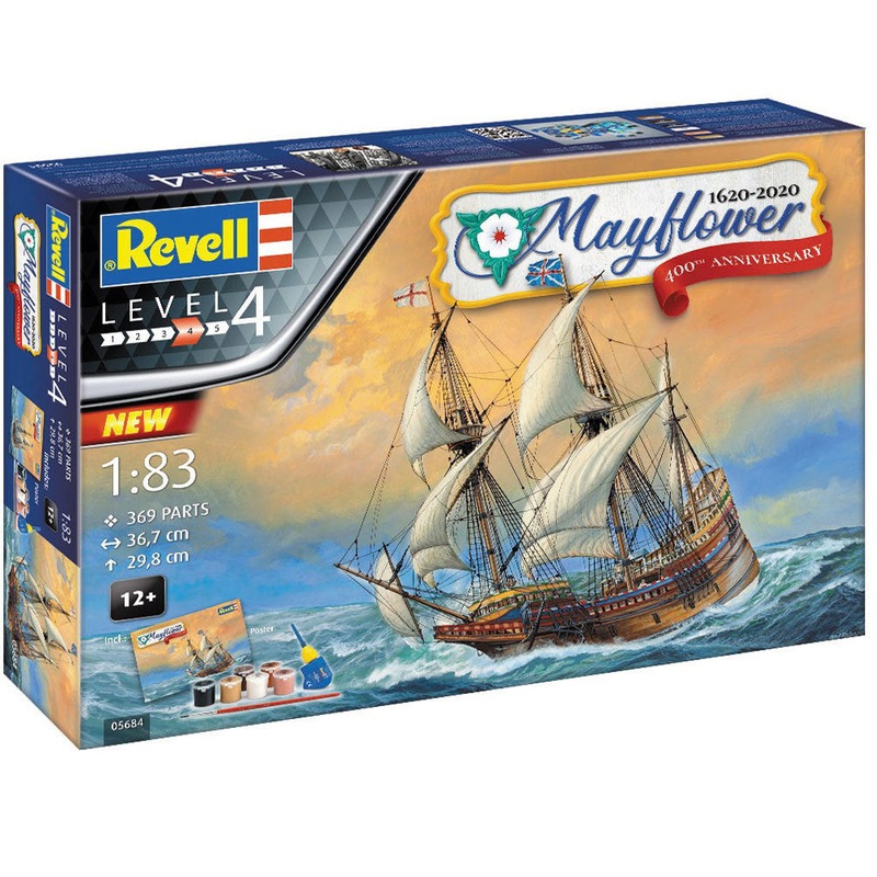 Revell 05684 Gift Set – Mayflower 400th Anniversary