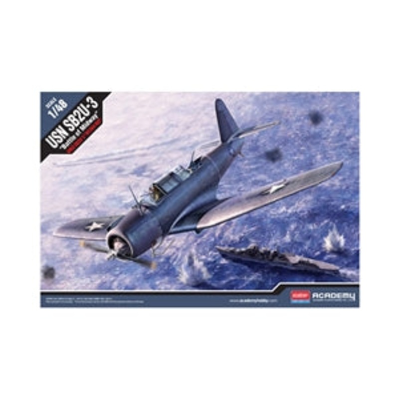 ACADEMY 12324 SB2U-3 Vindicator Battle of Midway  1/48 SCALE