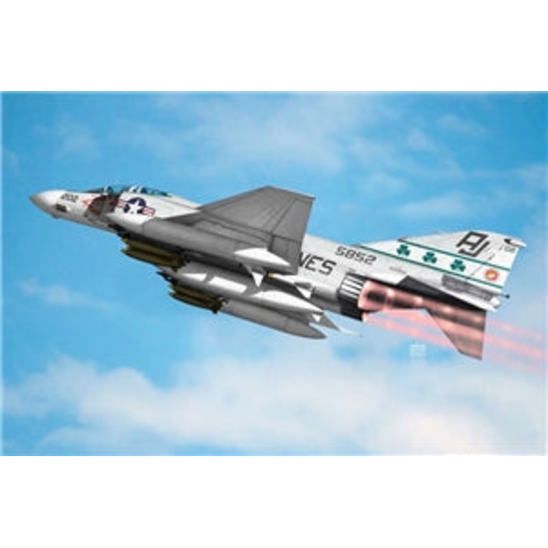 ACADEMY US Marines F-4J Phantom II “Fighting Shamrocks” Fighter Aircraft  1/48 SCALE